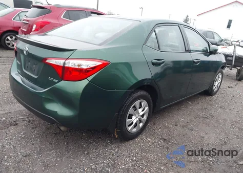 2015 Toyota Corolla Le Eco z USA, uszkodzony, nr VIN 2T1BPRHE0FC309135